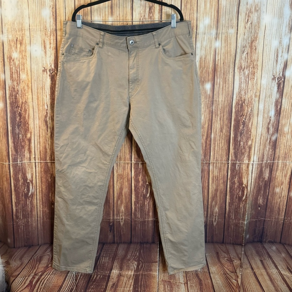 Member’s Mark Mason Men’s 5-Pocket Straight Fit Pants Khaki Size 40x32